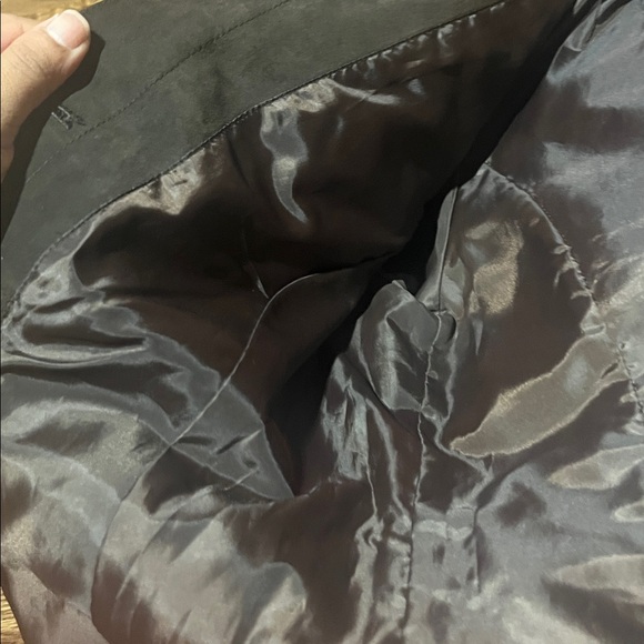 VTG Apostrophe Women’s Brown 100% Soft Genuine Leather Jacket Size 8 Button Up - Picture 5 of 6